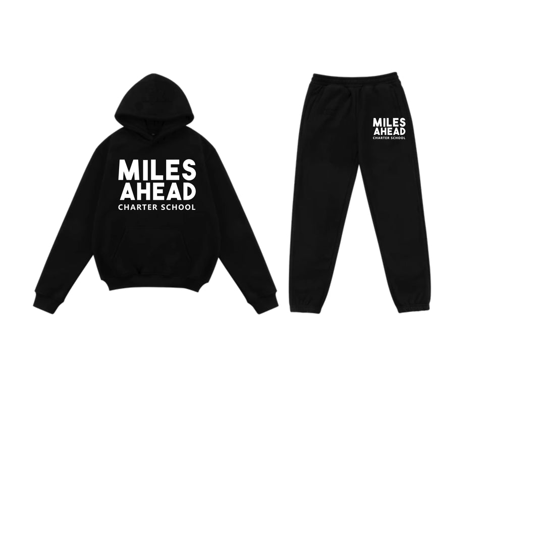 Miles Ahead Sweatsuit (Hoodie) - Bold Logo